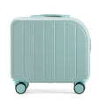 Mint Green 18-Inch Lightweight Carry-On Luggage - Waterproof & Anti-Theft Suitcase with Silent Universal Wheels