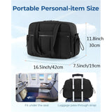 Pink Versatile Carry-On Travel Duffel Bag - Airline Personal Item Size with Waterproof Wet Pocket & Trolley Sleeve