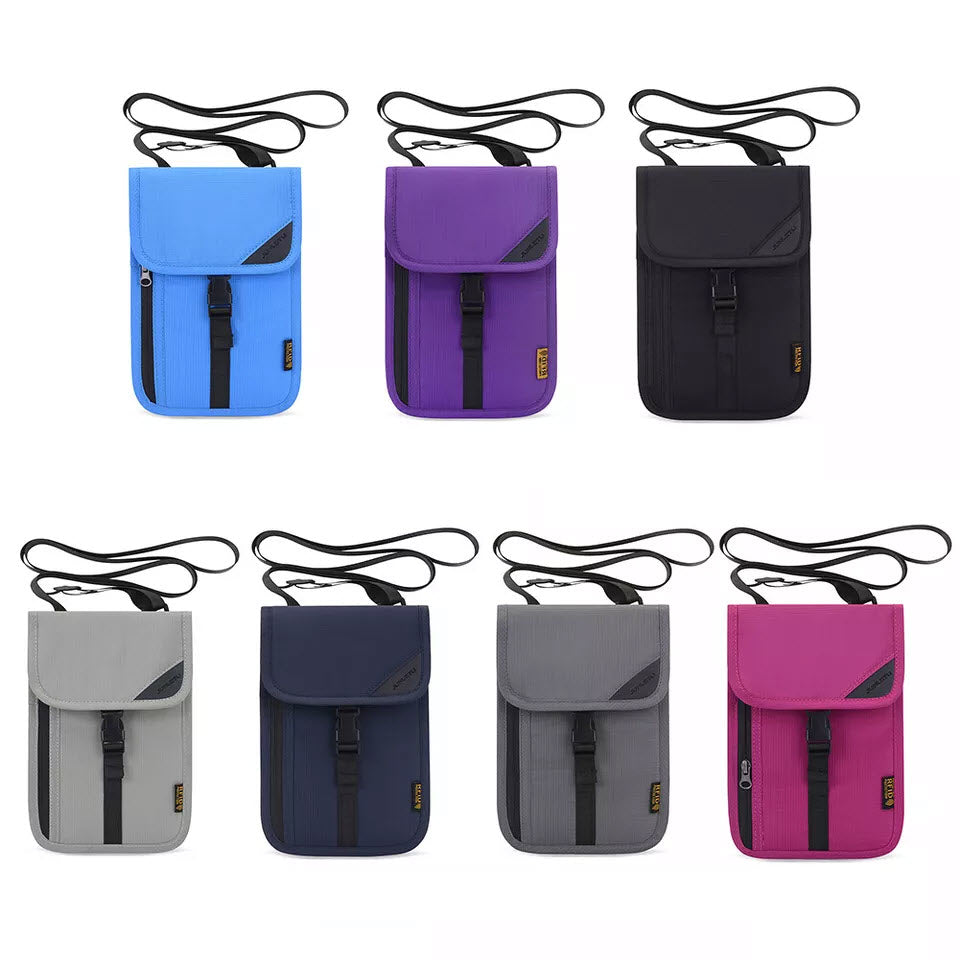 Waterproof RFID Blocking Security Travel Pouch Wallet
