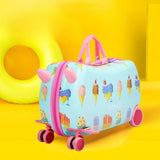 Wanderlite 17" Kids Ride On Luggage Children Suitcase Trolley Travel