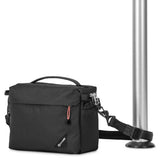 Pacsafe Camsafe LX4 compact camera bag, pole secure