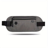 RFID Money Belt for Travel - Waterproof Waist Pouch