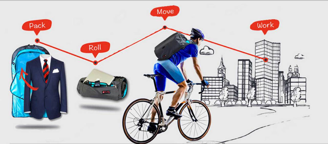 Henty Wingman garment messenger bag