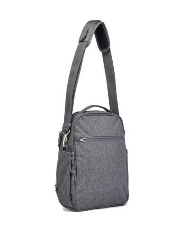 Pacsafe Metrosafe LS250 anti-theft shoulder bag, DARK TWEED