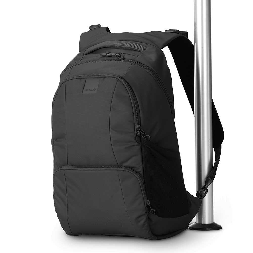 Pacsafe Metrosafe 25L backpack black pole