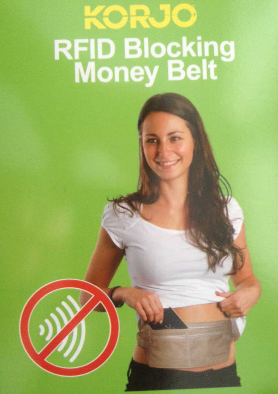 Korjo RFID-blocking money belt