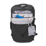 Venturesafe EXP45 anti-theft 45L carry-on travel pack, BLACK