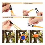 retractable clothesline rope for drying clothes while travelling