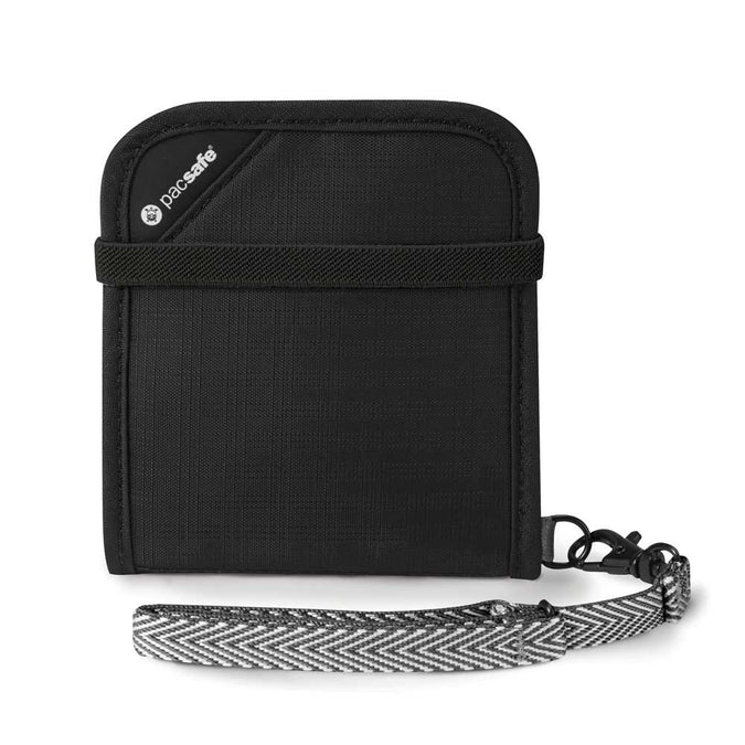 Pacsafe RFID-safe V100 RFID-blocking bi-fold wallet– Navy