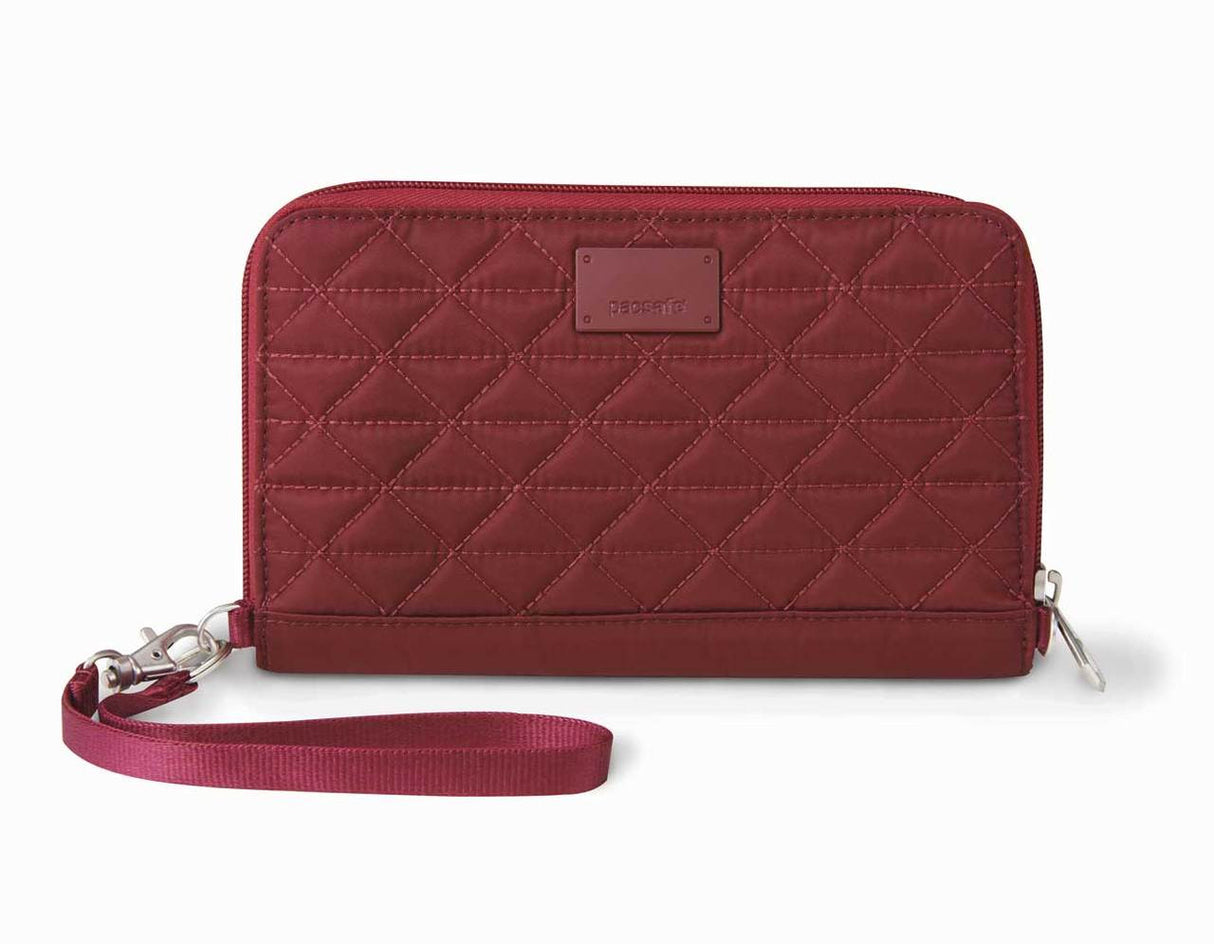 Pacsafe W200 wallet Cranberry