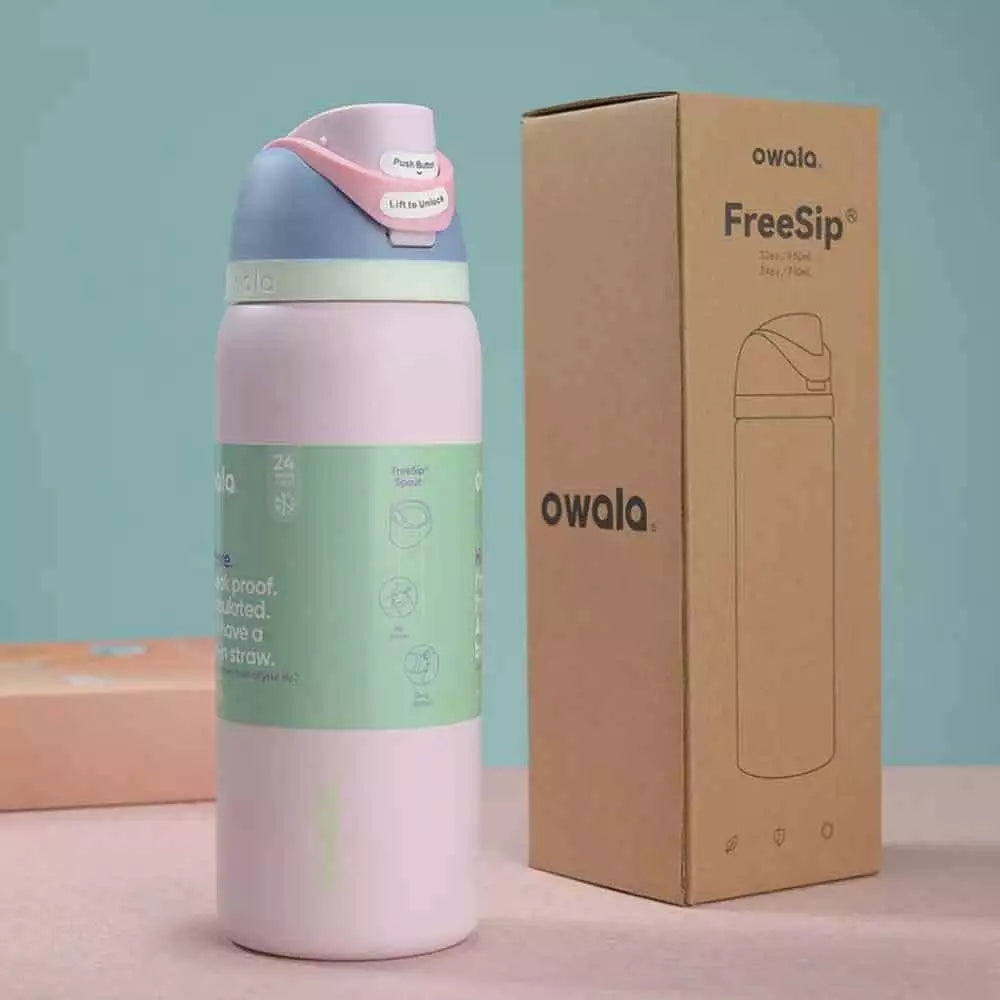 2oz Free Sip Insulated Stainless Steel Water Bottle