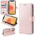 For iPhone 15 14 13 12 11 Pro Max Mini XS XR Leather Flip Wallet Case Card Cover