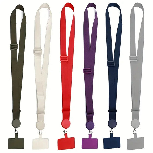 Universal Mobile Phone Lanyard with Patch