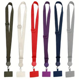Universal Mobile Phone Lanyard Adjustable Crossbody Hanging Neck Strap W/Patch