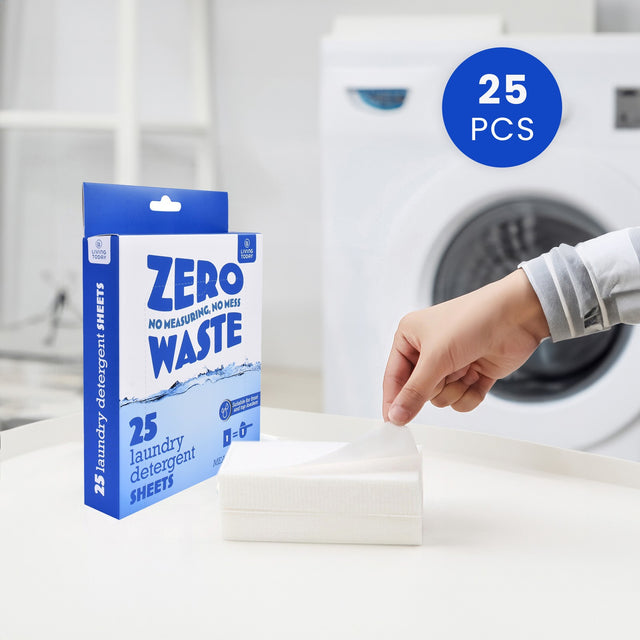 Eco Travel Laundry Detergent Sheets 100 pack plant-based plastic free