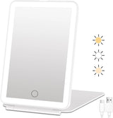 Rechargeable Travel Makeup Mirror with 72 LED Lights & 3 Light Modes