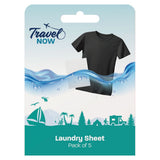 Travel Now eco laundry sheets 5 pack carry on safe TSA compliant