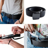 Anti-Theft Travel Belt: Secure Money Wallet with Secret Compartment