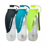420ML Curved Travel Portable Dog Dispenser with Built-In Scoop & Strap
