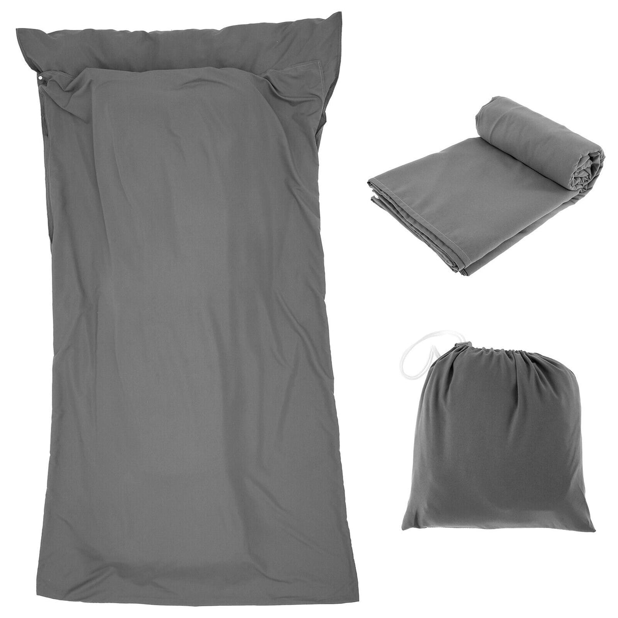 Waterproof Sleeping Bag Liner in Grey Colour