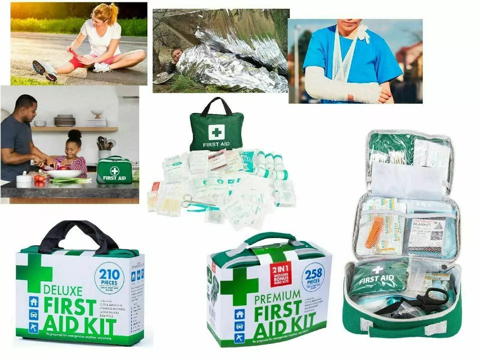 Emergency First Aid Kit Medical Travel Workplace Family Safety