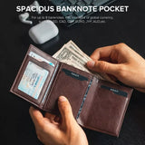 Foldable Pop Up Card Wallet Holder - RFID Blocking, Magnetic Closure