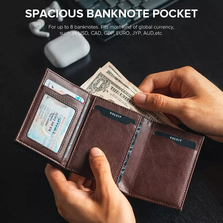 Foldable Pop Up Card Wallet Holder - RFID Blocking, Magnetic Closure