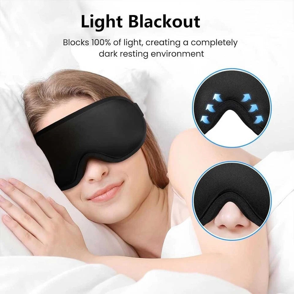 3D Professional Memory Foam Soft Sleeping Eye Mask