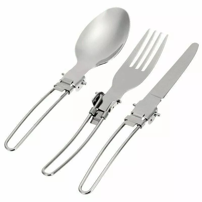3PCS Stainless Foldable Knife Set