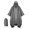 3-in-1 Adult Hooded Waterproof Rain Poncho