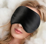 100% Silk Sleeping Sleep Mask – Luxury Eye Cover for Travel & Home