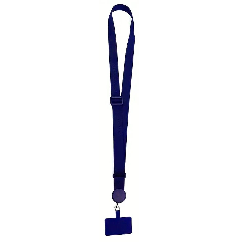 Universal Mobile Phone Lanyard Adjustable Crossbody Hanging Neck Strap W/Patch