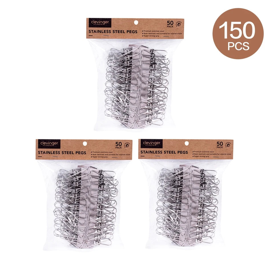Stainless Steel Clothes Clips Pegs For Laundry