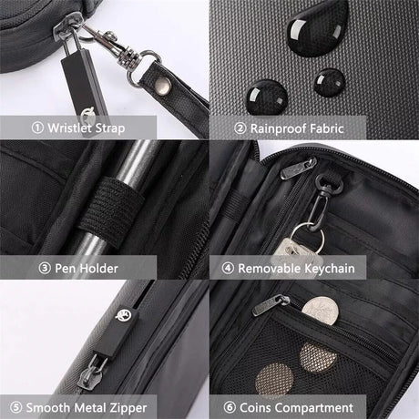 RFID Travel Passport Wallet with Straps
