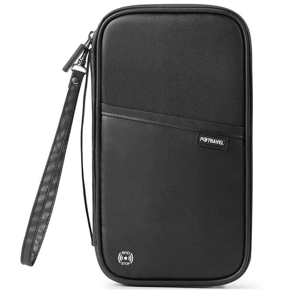 RFID Travel Passport Wallet with Straps