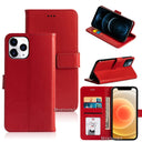 For iPhone 15 14 13 12 11 Pro Max Mini XS XR Leather Flip Wallet Case Card Cover