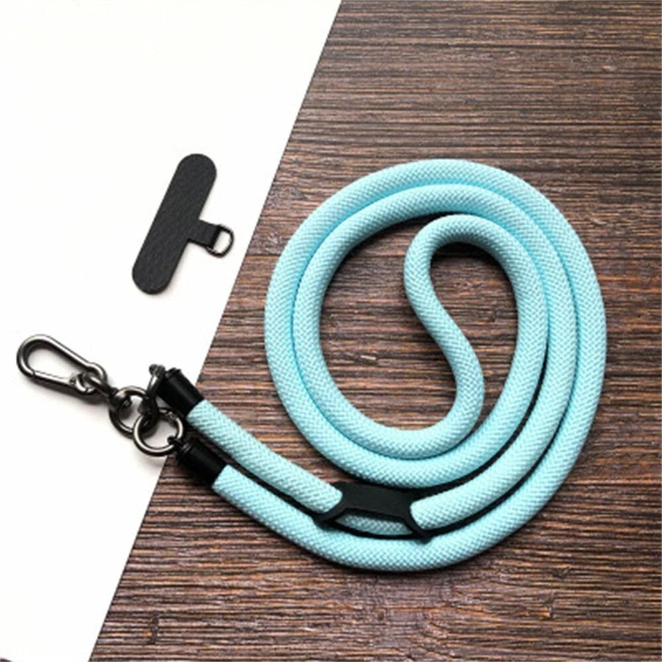 Crossbody Nylon Patch Phone Lanyards Mobile Strap Lanyard