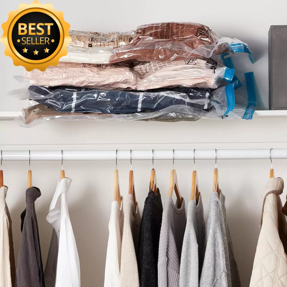 Medium 5 Pack Reusable Vacuum Storage Bag