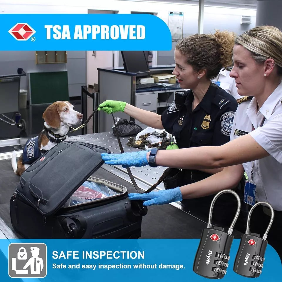 TSA Newest Approved Waterproof Travel Security Lock
