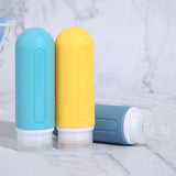 4x Travel Bottles 90ml Silicone Travel Squeeze Bottles Toiletries Container Sets