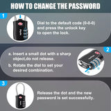 TSA Newest Approved Waterproof Travel Security Lock