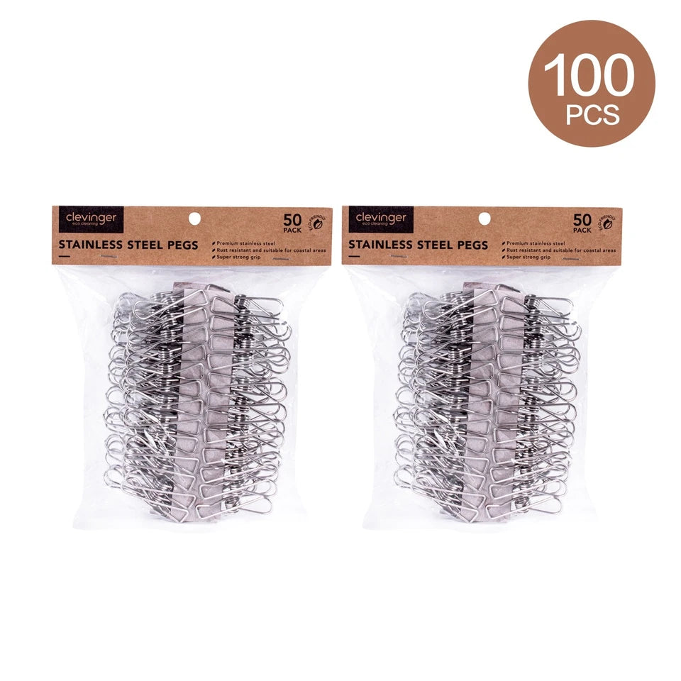 Stainless Steel Clothes Clips Pegs For Laundry