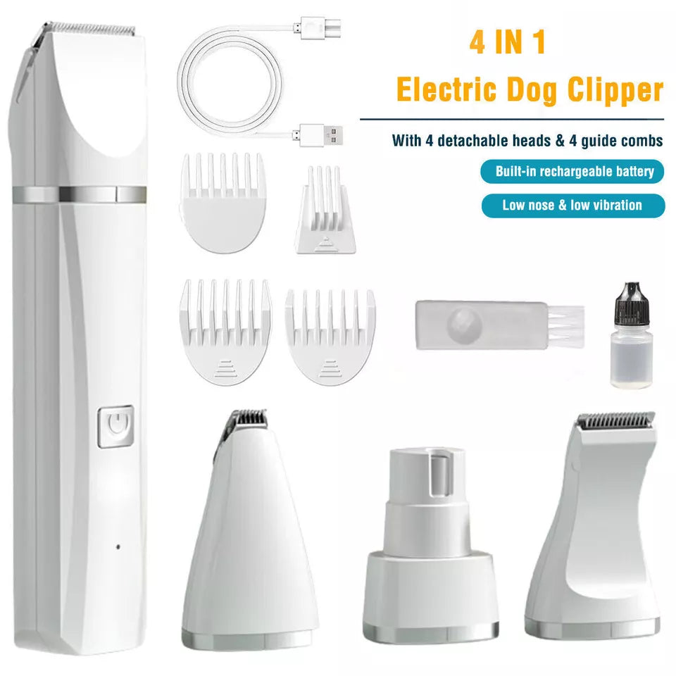 4 in 1 Pet Clippers Grooming Kit