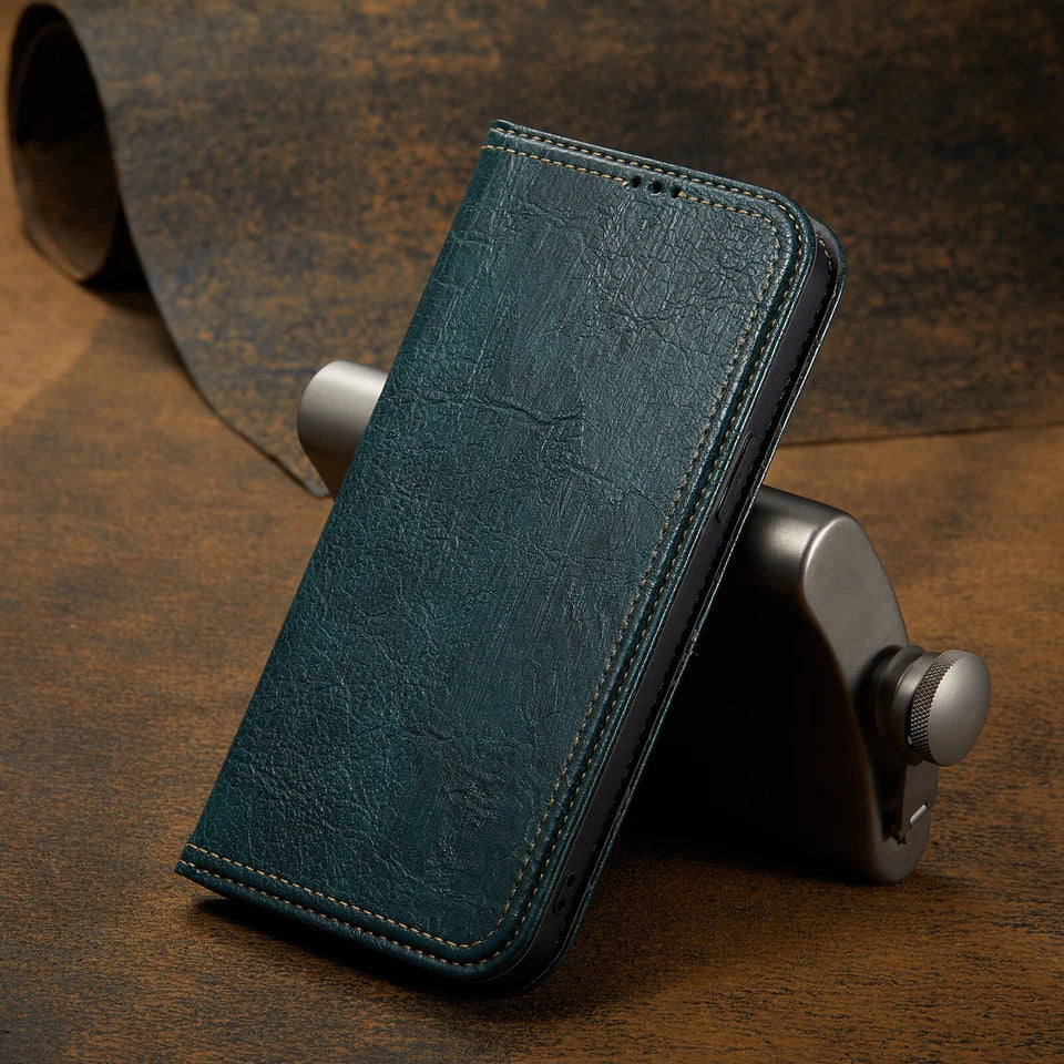 For iPhone 17 16 15 14 13 12 11 Pro Max Air Plus X SE Wallet Case Leather Cover