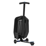 2-in-1 Kids Foldable Scooter Suitcase Ride On Luggage with Wheels