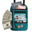 RFID Blocking Security Travel Pouch Wallet