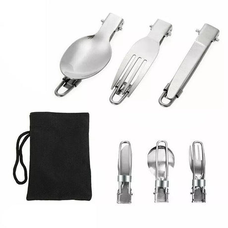 3PCS Stainless Foldable Knife Set