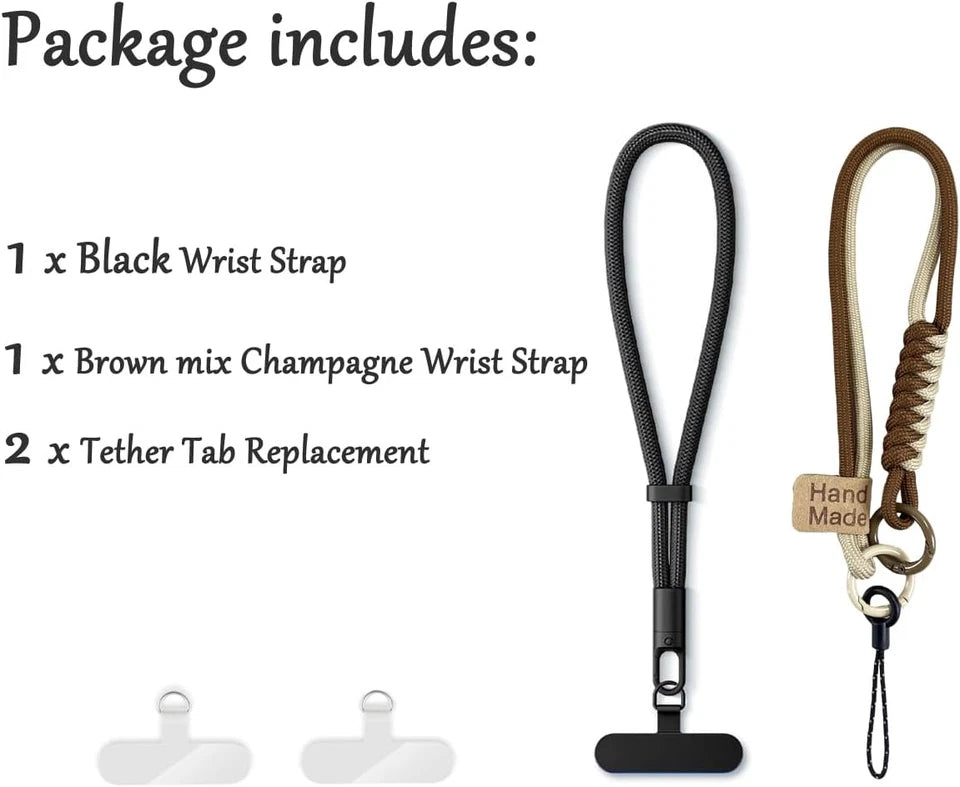 2 Pack Anti Theft Phone Wrist Strap
