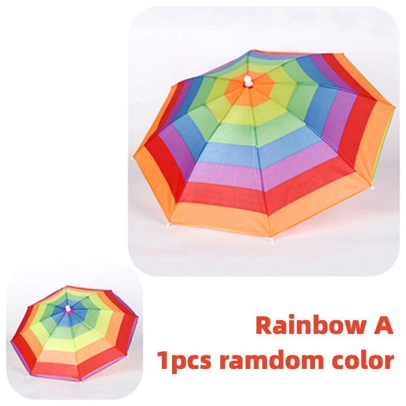 Anti-UV and Rain Travel Fishing Umbrella Hat