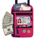 RFID Blocking Security Travel Pouch Wallet